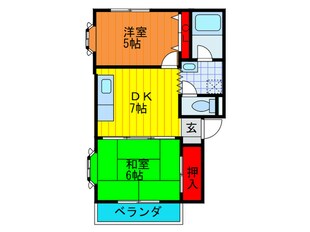 プレシャスハイム　ハシヅメの物件間取画像